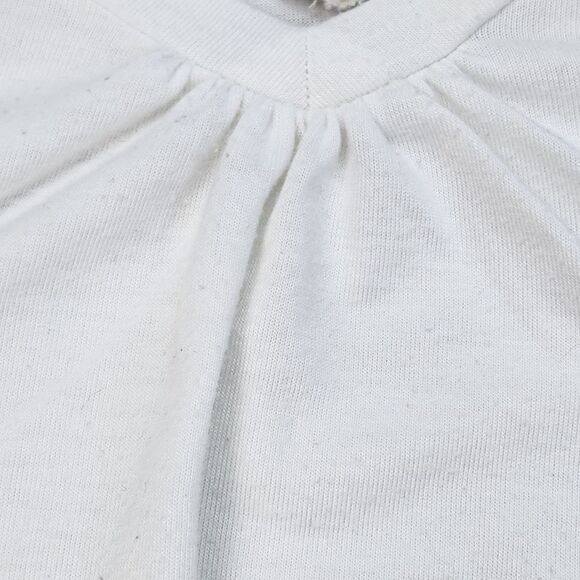 🐞Mountain Hardware White Vneck Hi-Low Short Sleeve Top Medium - Picture 6 of 11